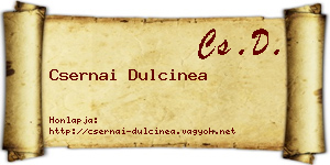 Csernai Dulcinea névjegykártya